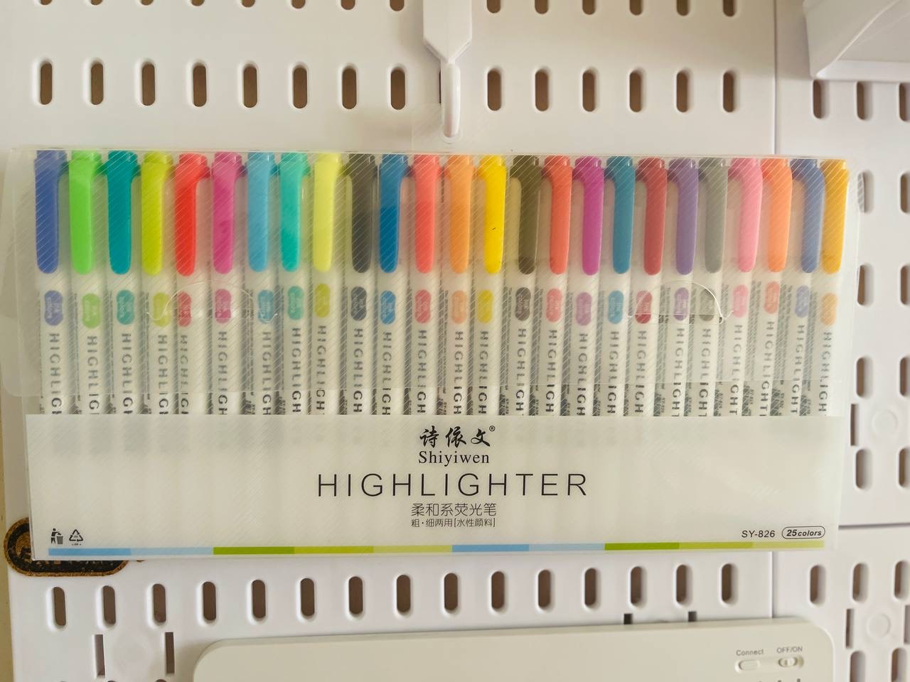 سێتی قەڵەمی هایلایتەری ڕەنگاو ڕەنگ