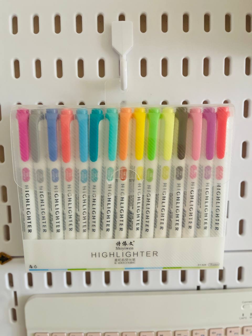 سێتی قەڵەمی هایلایتەری ڕەنگاو ڕەنگ