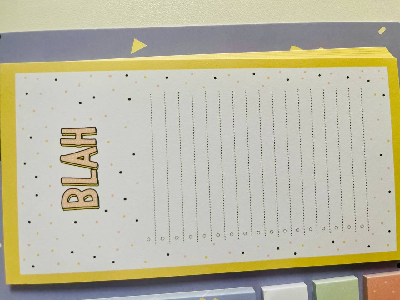 پلانەر و ستیکی تێبینی